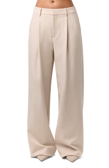 Suiting Corset Top+Pleated Wide Leg Pants