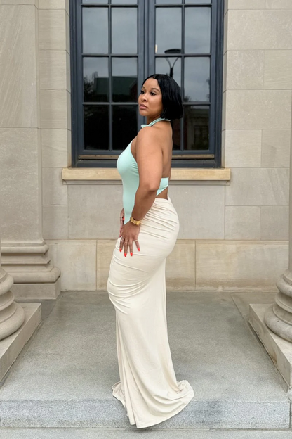 Ruched Bodycon Elegant Dresses