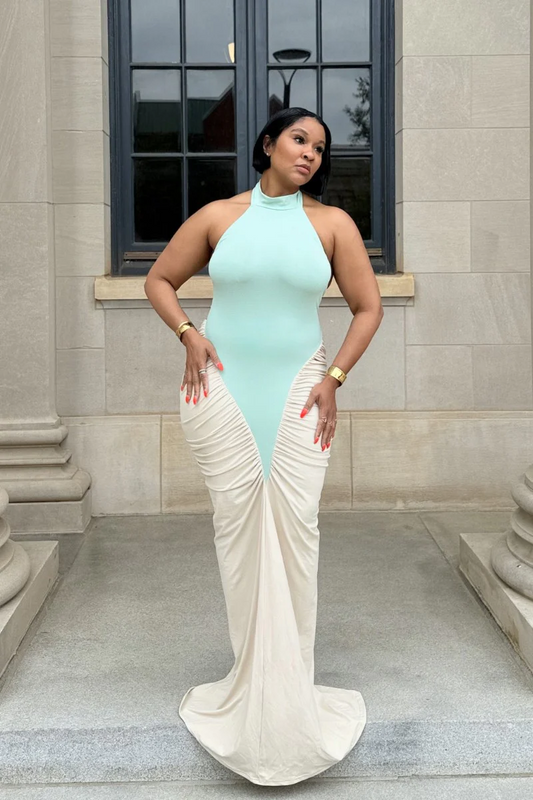 Ruched Bodycon Elegant Dresses