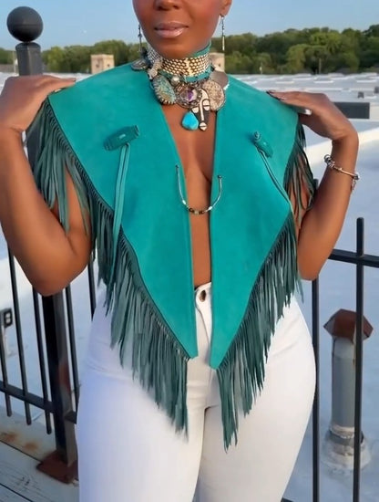 Fringe Vest Pop