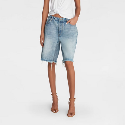 Denim Bermuda Shorts