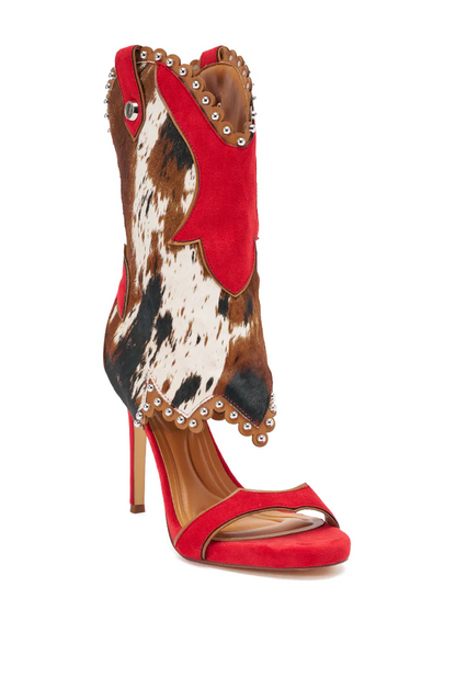 COW MULTI WESTERN GLADIATOR SANDAL