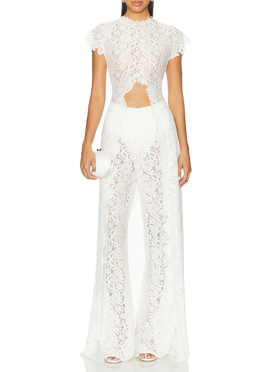 Openwork lace set