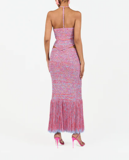 Sequin Fringe Set