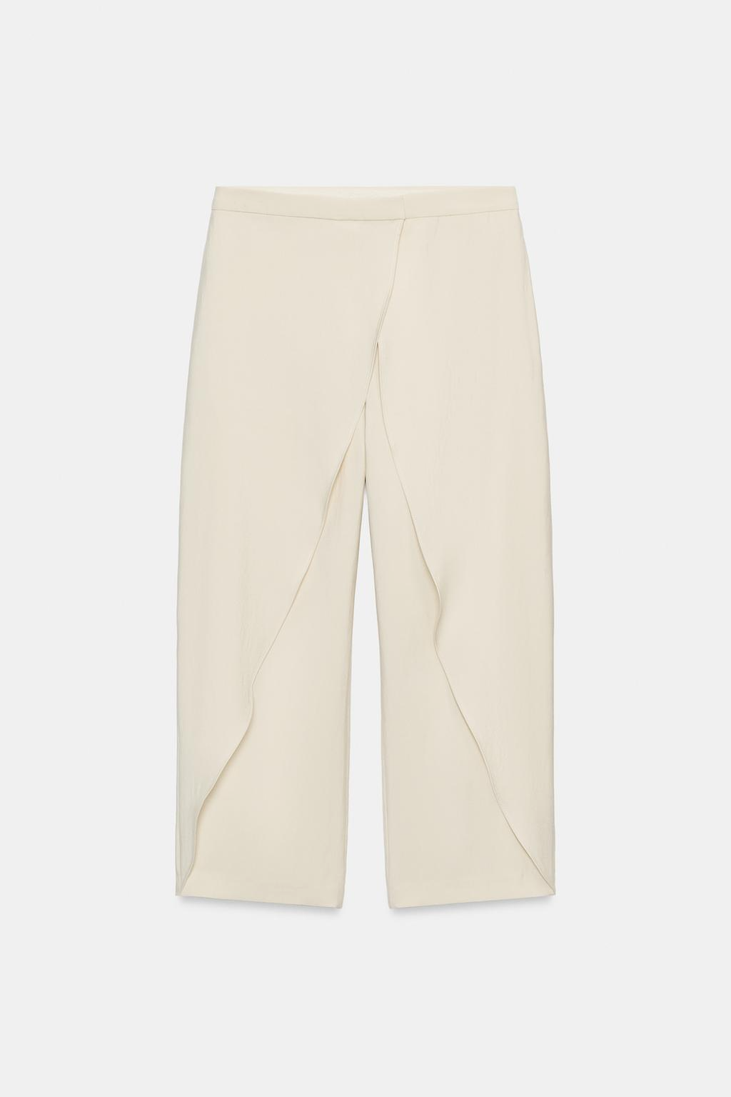 Crossover front pants