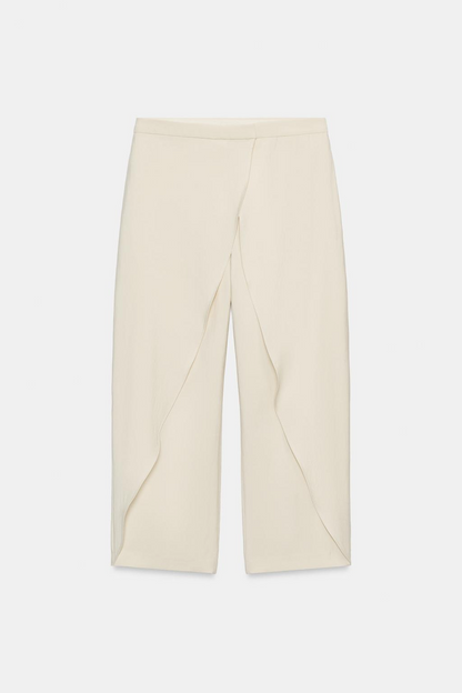Crossover front pants