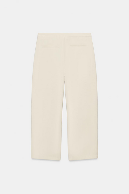 Crossover front pants