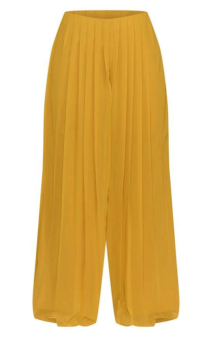 Flowy Pleated Trousers Co-ord