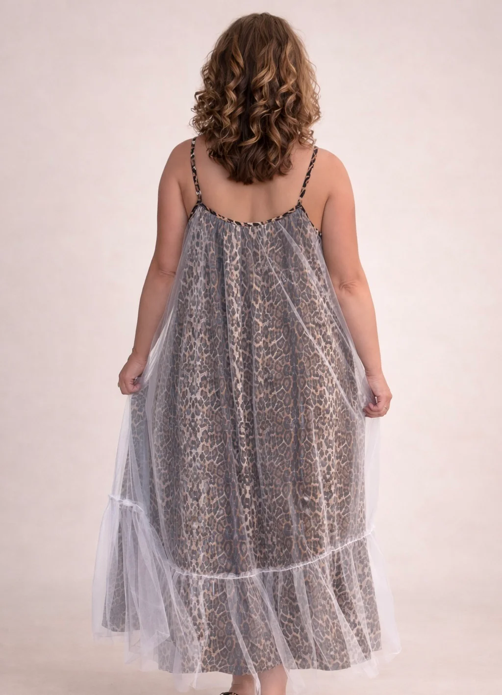 Leopard Mesh & Tulle Keepsake Dress