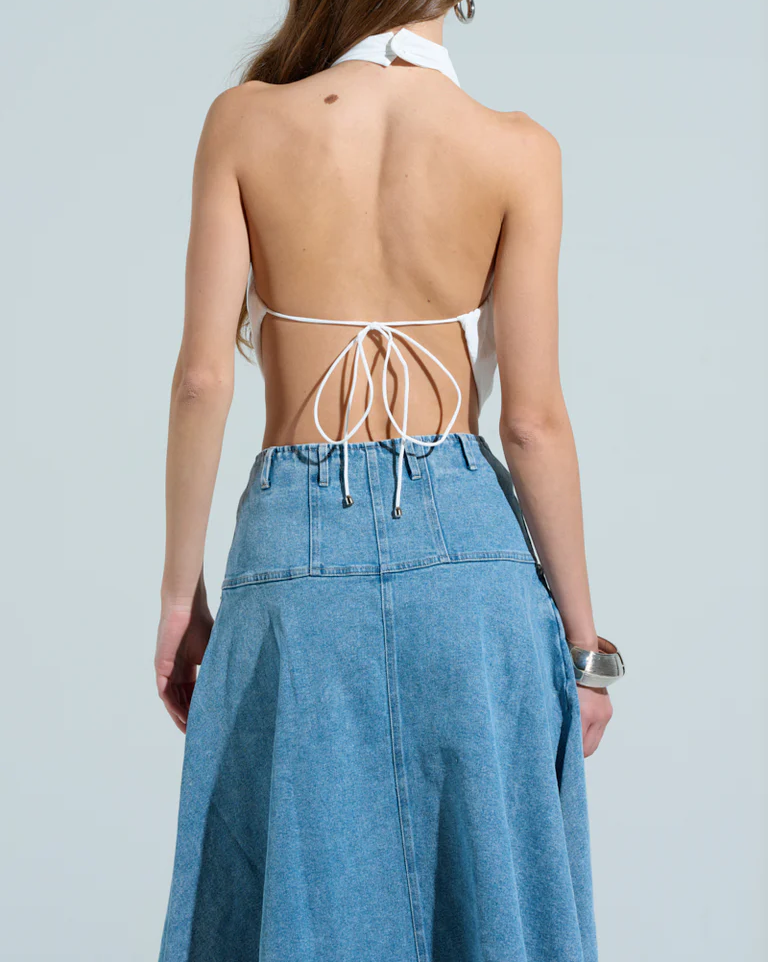 Linen Pleated Three-Piece Set