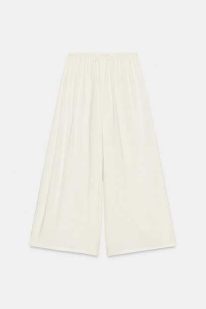 Linen Halter Top+ Wide Leg Linen Pants