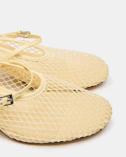Mesh-top high-heeled sandals