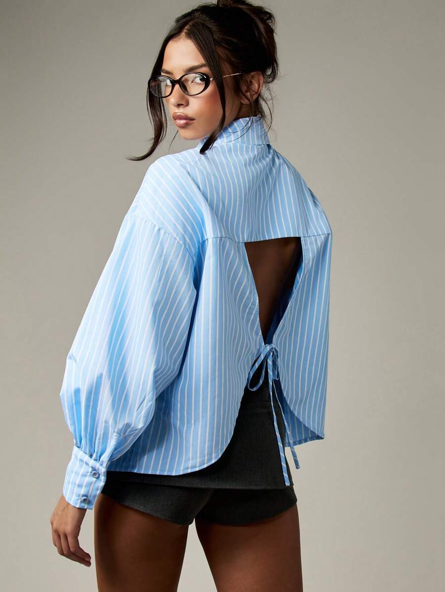 Striped Button Down Shirt