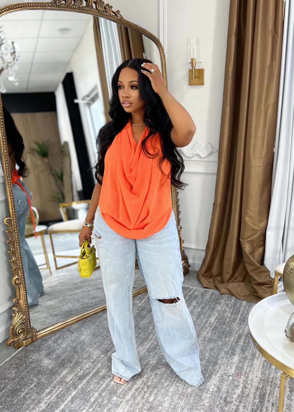 Over the top blouse