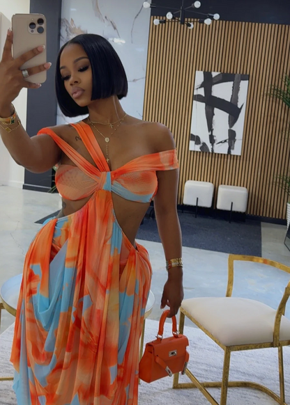 Tropical vibes dress