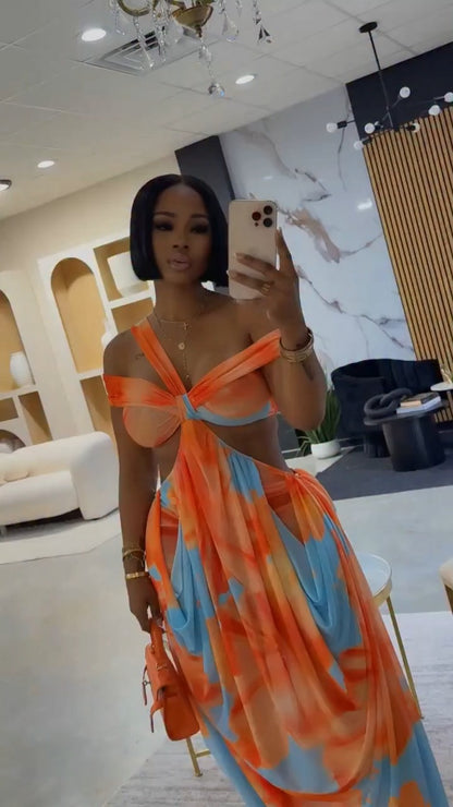 Tropical vibes dress