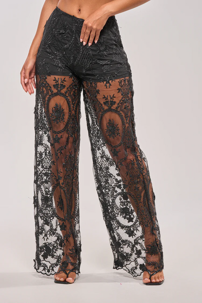 Luxurious Lace-Up Front Set