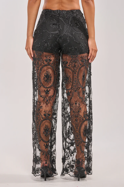 Luxurious Lace-Up Front Set