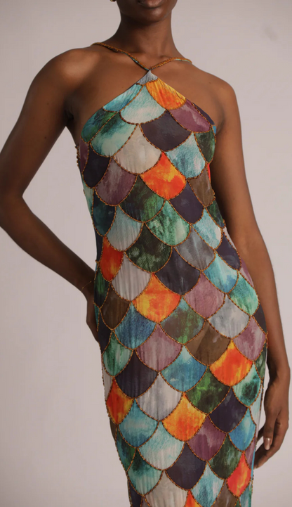 Rainbow Maxi Dress