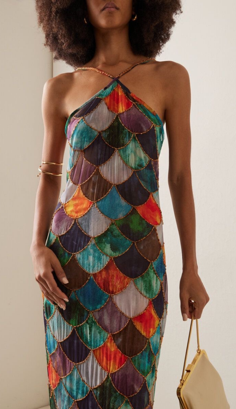 Rainbow Maxi Dress