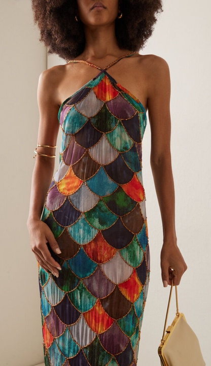 Rainbow Maxi Dress