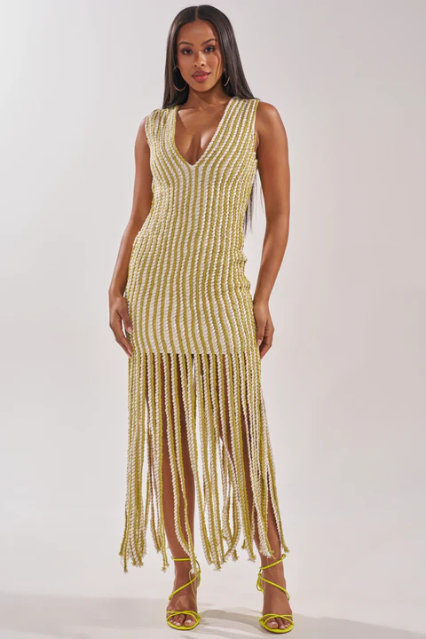 GOLDEN HOUR EMBELLISHED MAXI DRESS