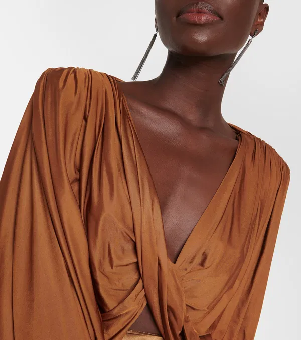 Twist-Detail Crop Top