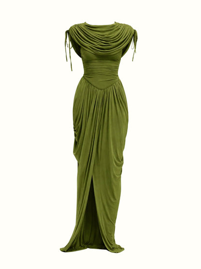 Pleated Layered Dress