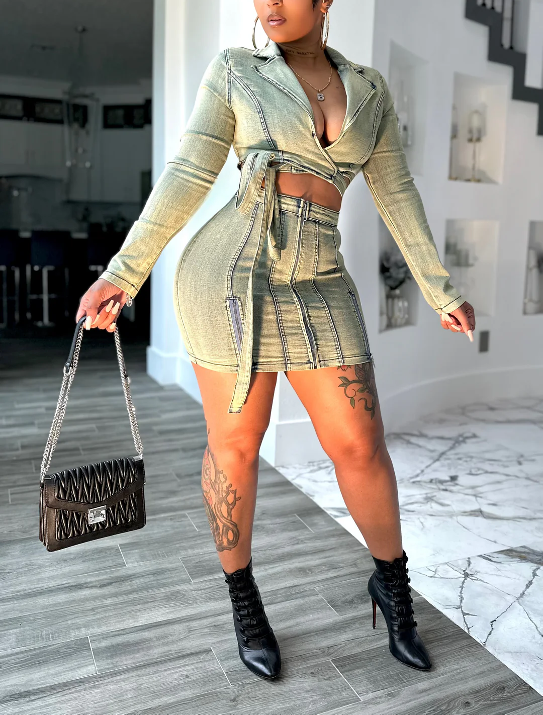 Amber Denim Dress