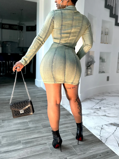 Amber Denim Dress