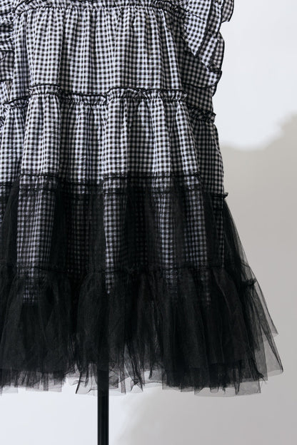 Ruffled Lace Dress