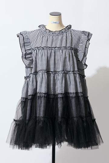 Ruffled Lace Dress