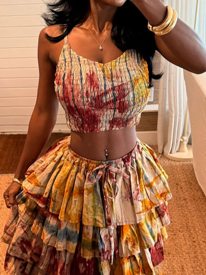 Colorful Layered Dress