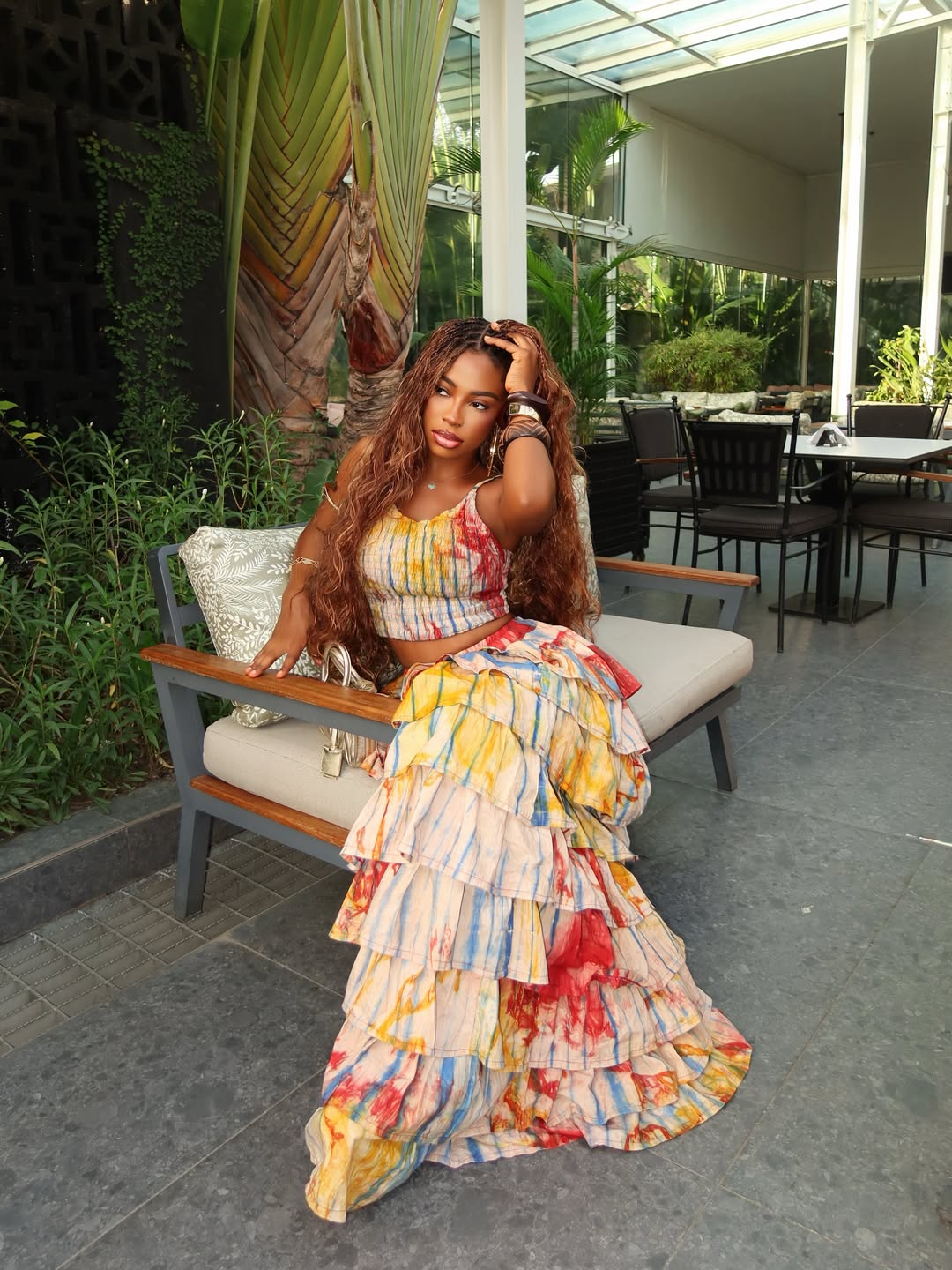 Colorful Layered Dress