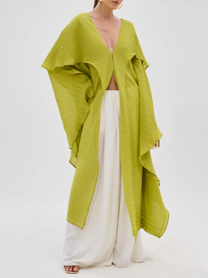 FLY AWAY WITH ME BLOUSE IN CHARTREUSE