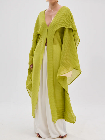 FLY AWAY WITH ME BLOUSE IN CHARTREUSE