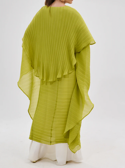 FLY AWAY WITH ME BLOUSE IN CHARTREUSE
