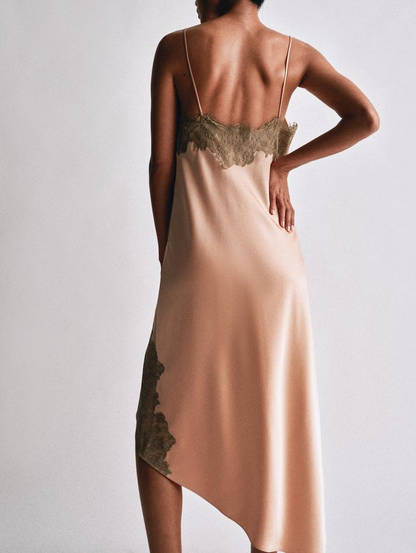 COLLECTION SATIN LACE DRESS