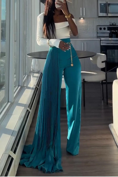 Pleated Pants