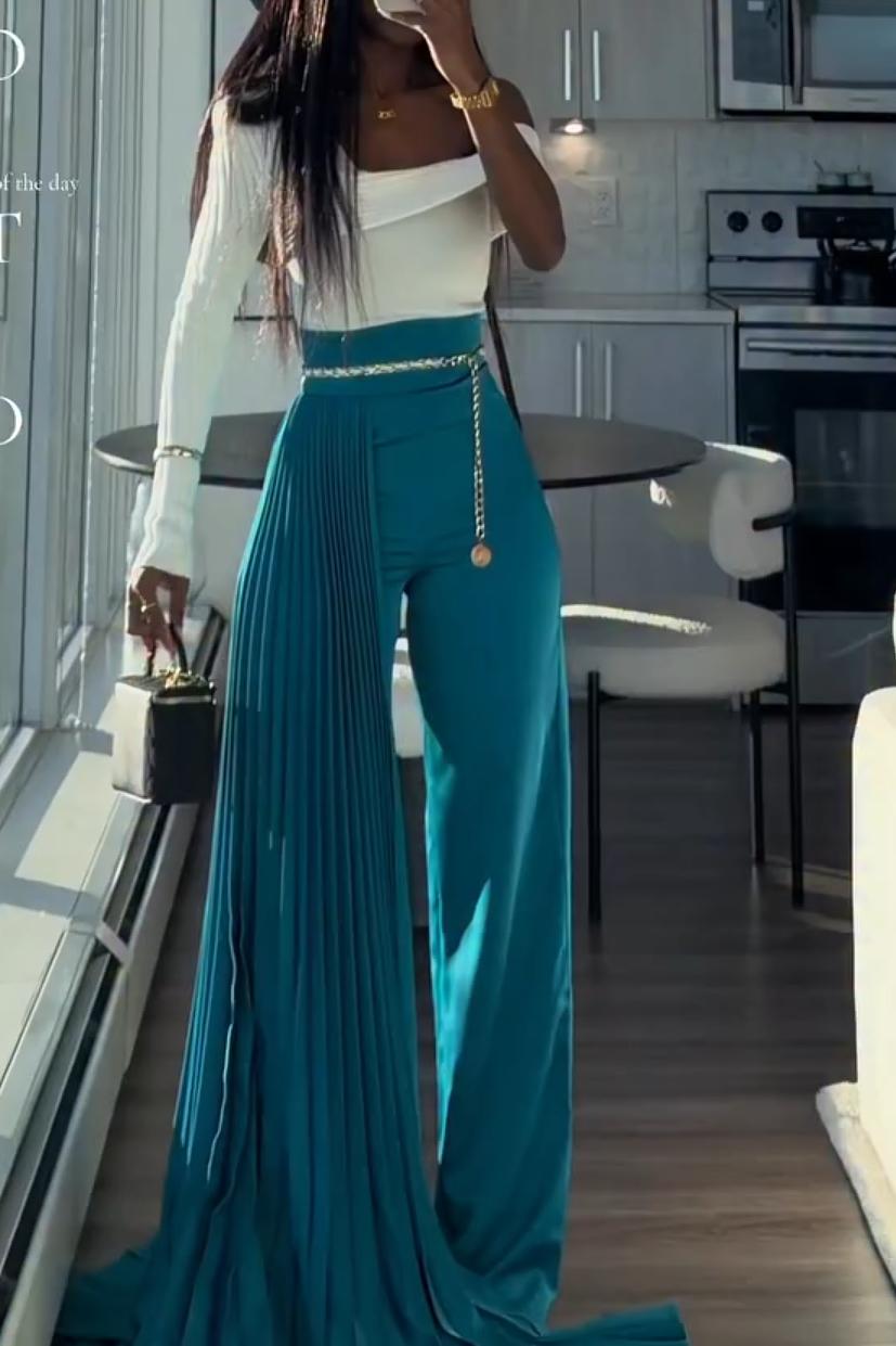 Pleated Pants