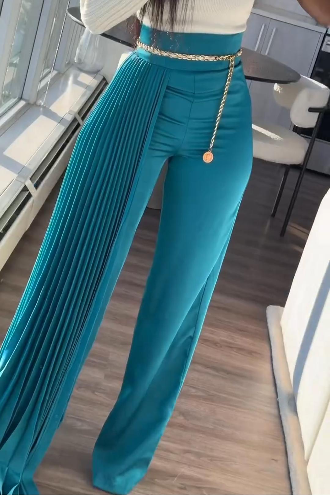 Pleated Pants