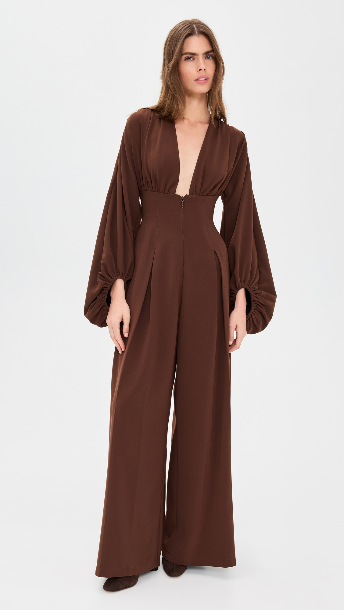 Bubble Sleeve Jumpsuit