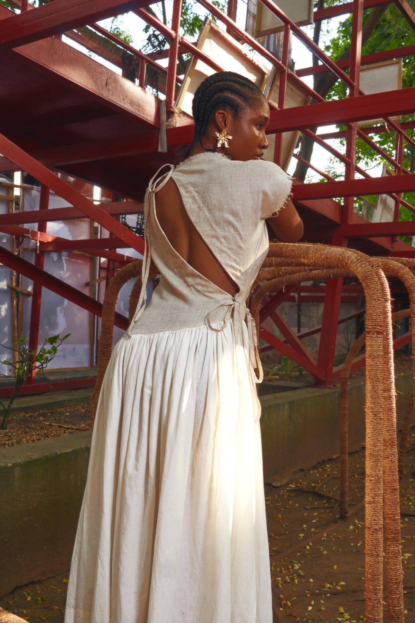ASYMMETRICAL MAXI DRESS