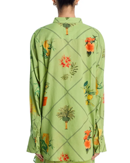 Palm Beach Classic Button Down Shirt+Skirt Set