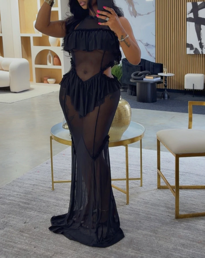 Soft seduction maxi dress