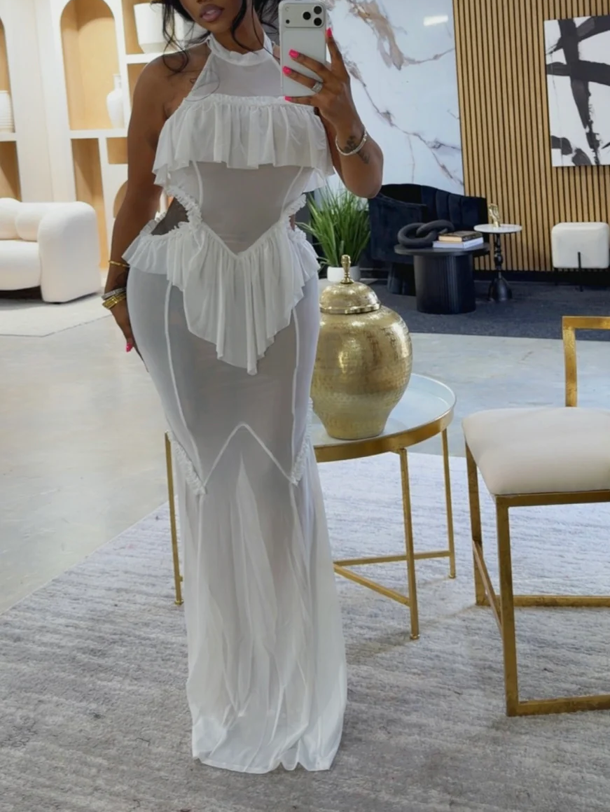 Soft seduction maxi dress