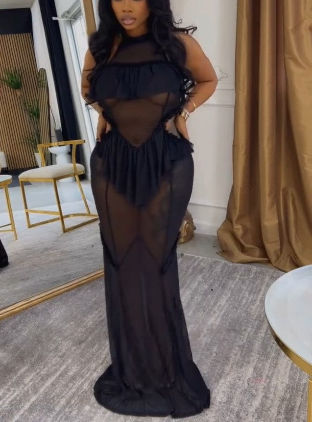 Soft seduction maxi dress