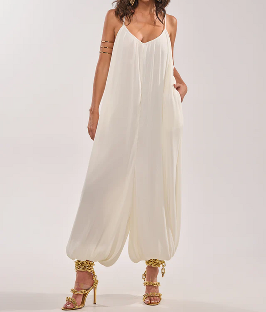 SLINKY SLEEVELESS JUMPSUIT