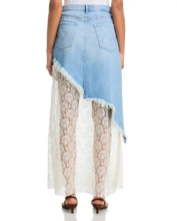 Denim Lace Skirt