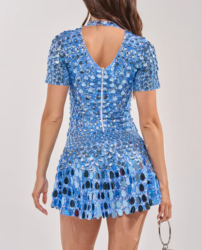 SEQUIN MINI DRESS